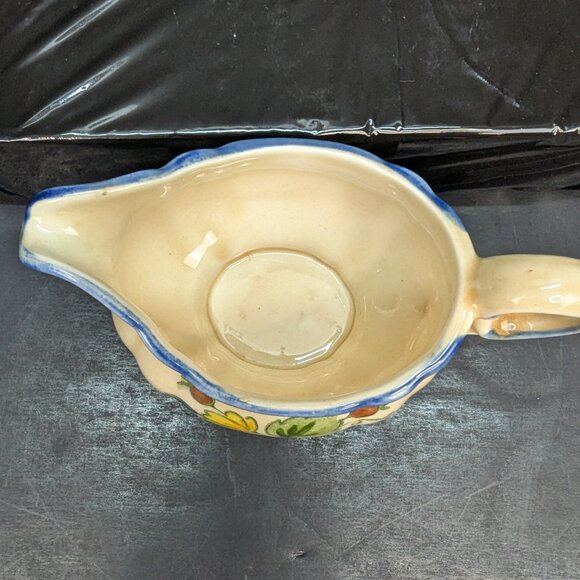 Vernon Ware By Metlox GIGI Handpainted Stoneware Creamer 679 Made in California - Picture 6 of 8